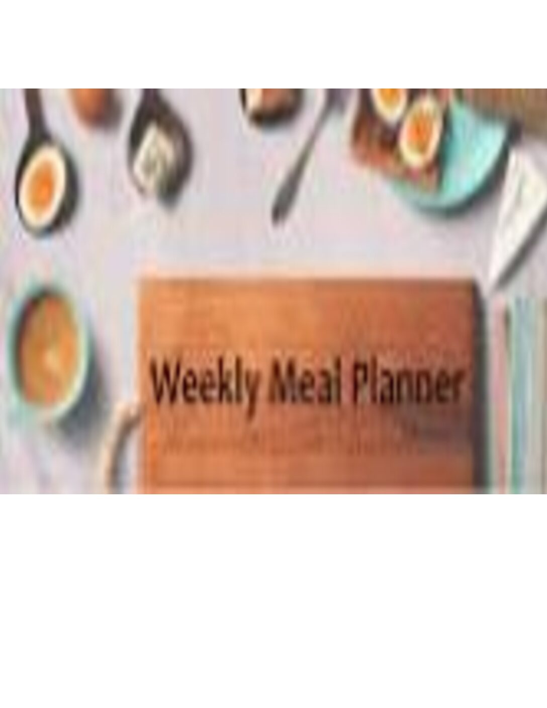 4 week meal planner