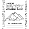 Ancient Egypt Adult Coloring Book