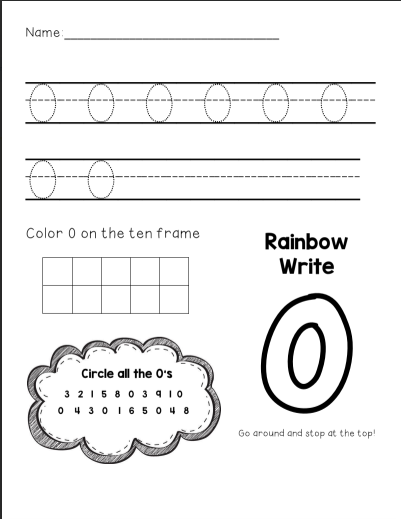0-20 Number Activity Book