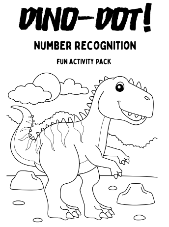 Dino-Dot! Number Recognition Fun Activity Pack