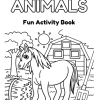 Farm Animals Fun Activity Book